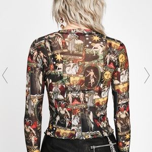 Divine insight mesh top